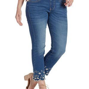 Jag Jeans Lewis Straight Crop Ankle Denim Pants